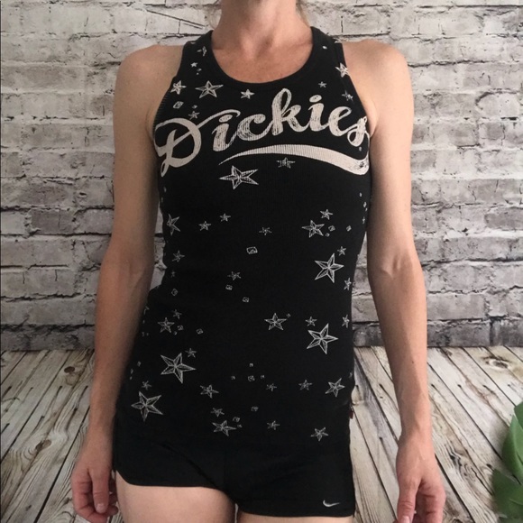 ‼️Dickies Girl Tank Top Size Medium Ribbed. K30‼️ - Picture 7 of 8